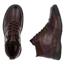Botas para hombres aisladas con lana rieker rkr747 brown marrón 8