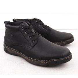 Cuero aislado para hombres RIEKER RKR748 negro 1