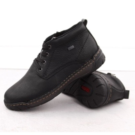 Cuero aislado para hombres RIEKER RKR748 negro 3