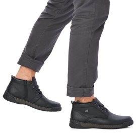 Cuero aislado para hombres RIEKER RKR748 negro 11