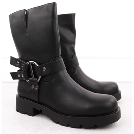 Botas de cuero para mujeres Potocki aislada 54300 Wol277 Negro 2 Botas de cuero para mujeres Potocki aislada 54300 Wol277 Negro 2