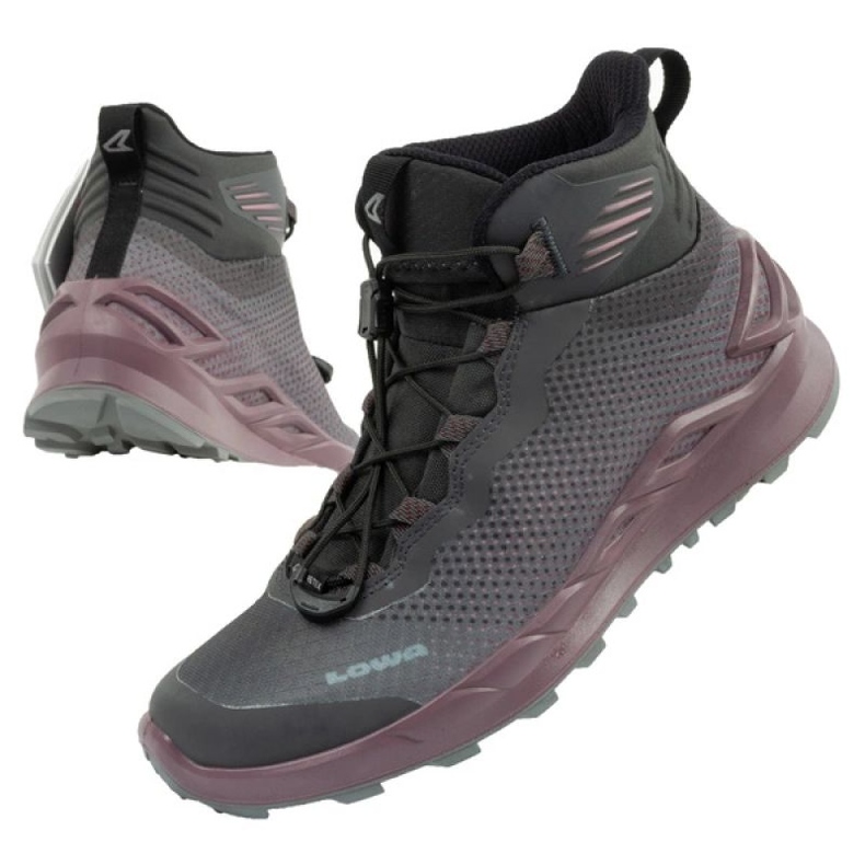 Lowa Merger Mid 320432 Trekking Shoes con membrana negra negro 1 Lowa Merger Mid 320432 Trekking Shoes con membrana negra negro 1