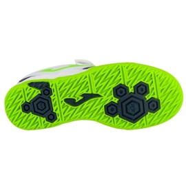 Joma sangha 2503 en cajs2503inv zapatos de fútbol blanco y azul 3