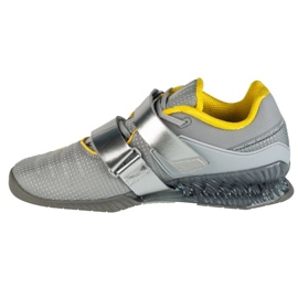 Nike Romaleos 4 CD3463-002 Zapatos de entrenamiento de color amarillo gris 1