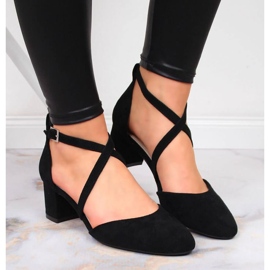 Sandalias con tiras Sergio Leone W SK365A negro 5