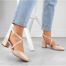 Sandalias con tiras Sergio Leone W SK365B beige perla 5