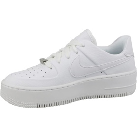 Zapatillas Nike Air Force 1 Sage Low AR5339-100 blancas de piel blanco 1