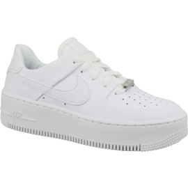 Zapatillas Nike Air Force 1 Sage Low AR5339-100 blancas de piel blanco 4
