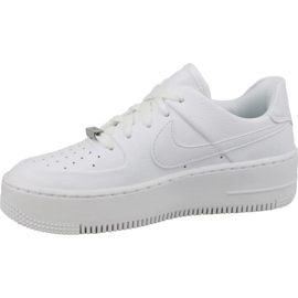 Zapatillas Nike Air Force 1 Sage Low AR5339-100 blancas de piel blanco 5