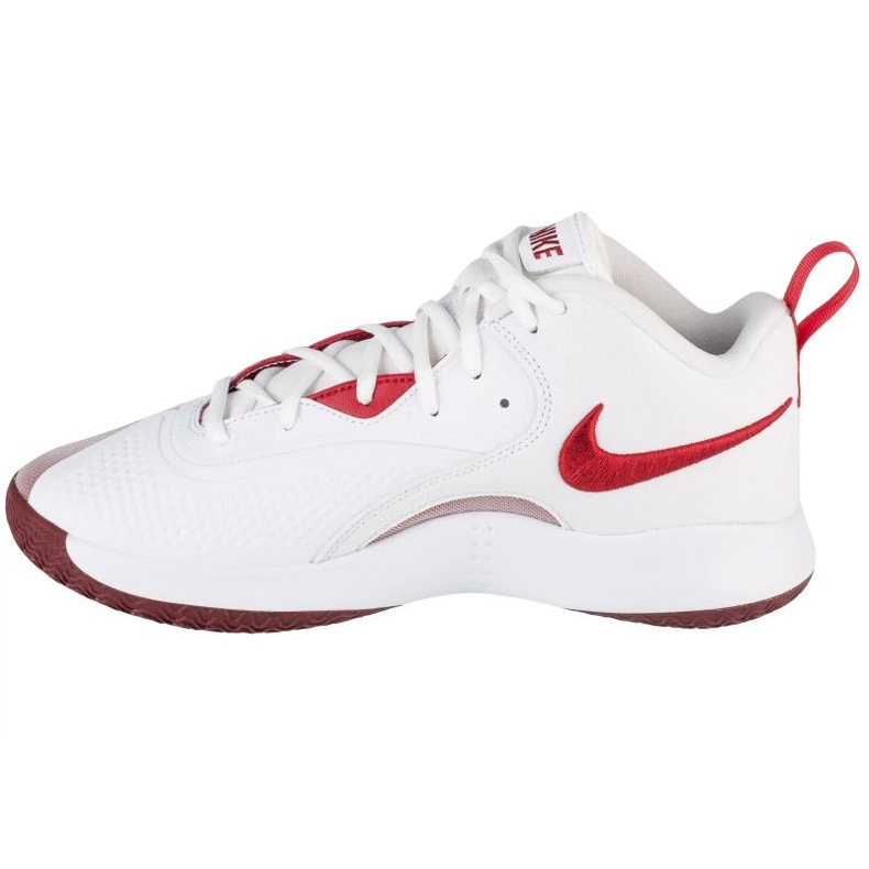 Zapatillas de voleibol Nike Hyperset 2 FQ7070-106 blanco/rojo 1