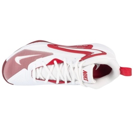 Zapatillas de voleibol Nike Hyperset 2 FQ7070-106 blanco/rojo 2