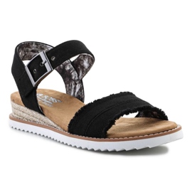 Zapatos Sandalias Skechers Alpargatas Bobs Adobe Princess 113541-BLK negro 1