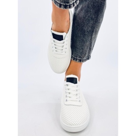 Zapatillas de zapatillas blancas ecológicas para mujeres blanco 1