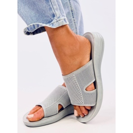 FURSA FIELA FLIP -FLOPS Soft Grey gris 4