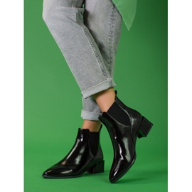 Elegantes botines Chelsea de Sergio Leone negro 1
