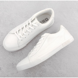 Zapatillas de hombre fabricadas en piel ecológica, blanca Big Star NN174250 blanco 4