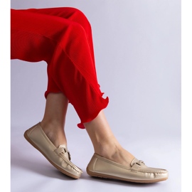 Gold Classic Eco Loafers Leather metálico dorado 2