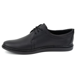 Zapatos casual hombre piel 2131 POLBUT negro 1