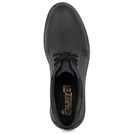 Zapatos casual hombre piel 2131 POLBUT negro 6