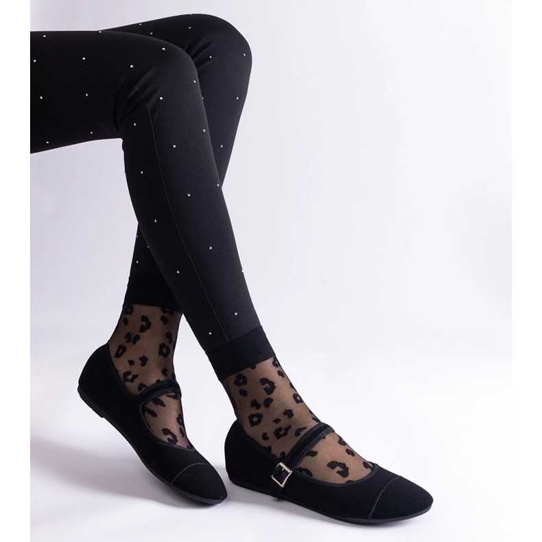 Bailarinas negras con acabado mate y cierre con hebilla. negro 1 Bailarinas negras con acabado mate y cierre con hebilla. negro 1