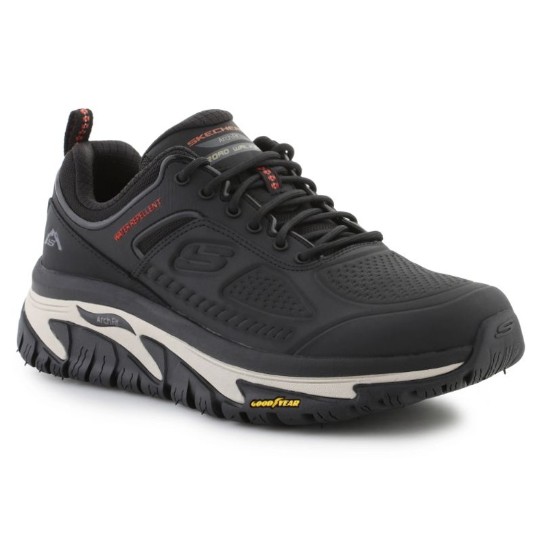 Zapatos Skechers Arch Fit Road Walker Recon 373333-Bloque impermeable negro 1