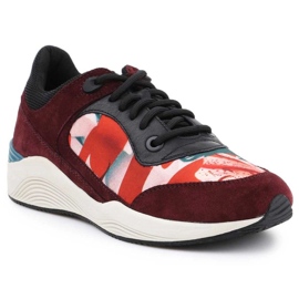 Geox D Omaya C D540SC-0an22 Zapatos de estilo de vida rojo 1