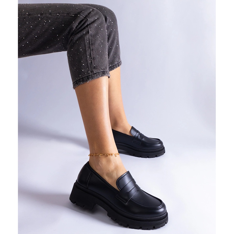 Mocasines de ecopiel negros 1 Mocasines de ecopiel negros 1