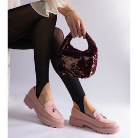 Mocasines de ecopiel rosa rosado 3