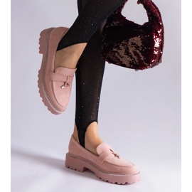 Mocasines de ecopiel rosa rosado 4