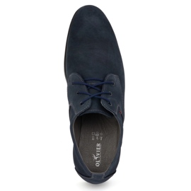 Olivier Zapatos elegantes de hombre en piel azul marino - Modelo 4683 6