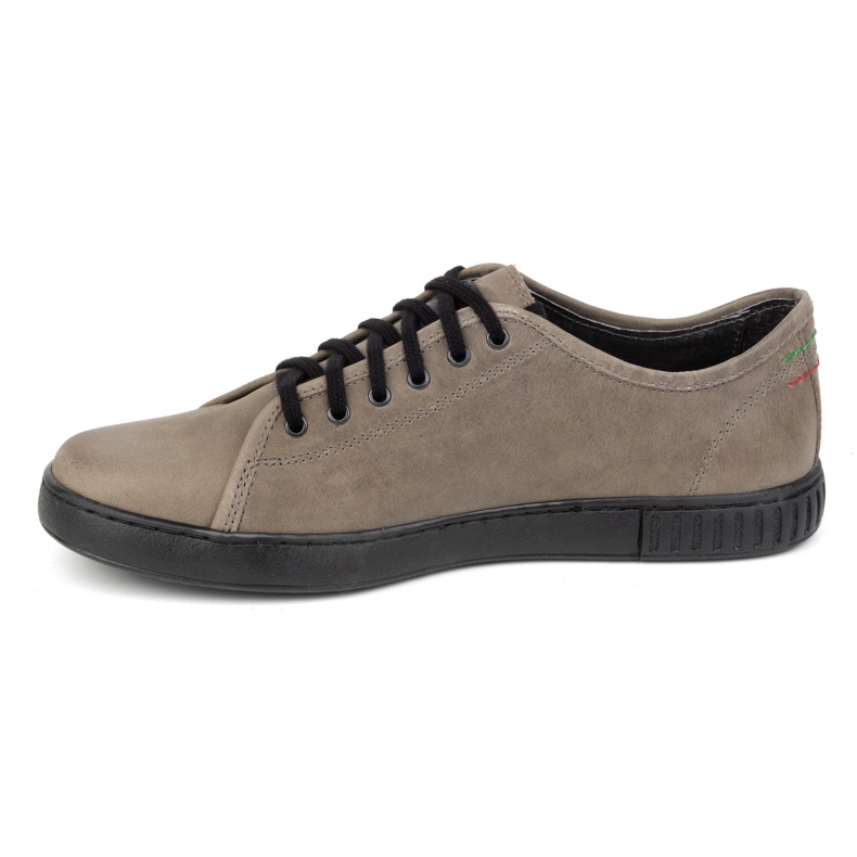 Polbut Zapatillas Hombre Piel Modelo 2129 Gris 1