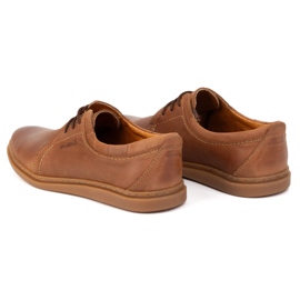 Zapatos casual hombre piel 2131 POLBUT camel marrón 5