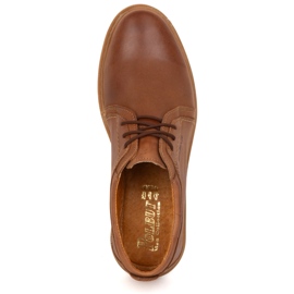 Zapatos casual hombre piel 2131 POLBUT camel marrón 6