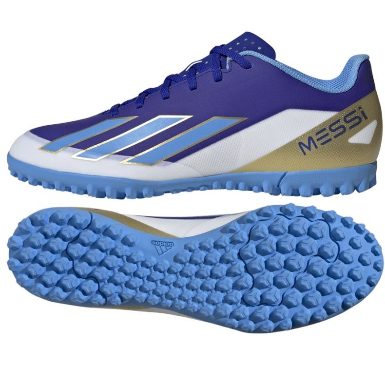 Zapatos Adidas X Crazyfast Club Messi Tf ID0726 azul 3