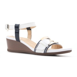 Geox D Marykarmen D cuña zapatos D828QD 05402 C0899 blanco 2