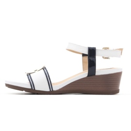 Geox D Marykarmen D cuña zapatos D828QD 05402 C0899 blanco 7