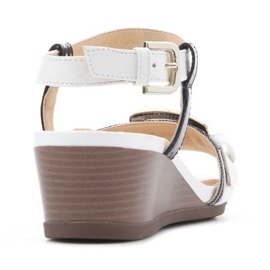 Geox D Marykarmen D cuña zapatos D828QD 05402 C0899 blanco 8