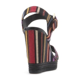 Zapatos cuña Geox D82P6G 000AW C0042 multicolor 8
