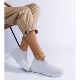 Zapatillas deportivas sin cordones blancas blanco 1