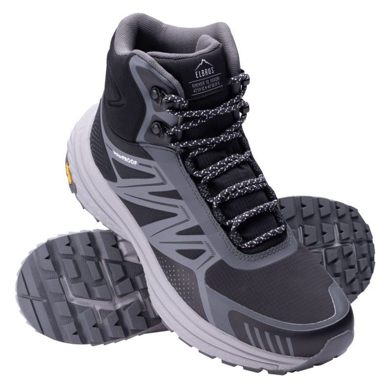 Elbrus Zapatos de senderismo Lavami Mid V negro 1