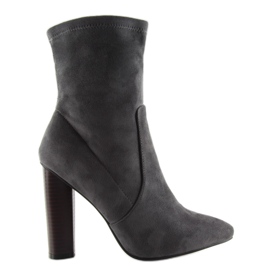 Botas en el poste gris SY23P gris 2 Botas en el poste gris SY23P gris 2