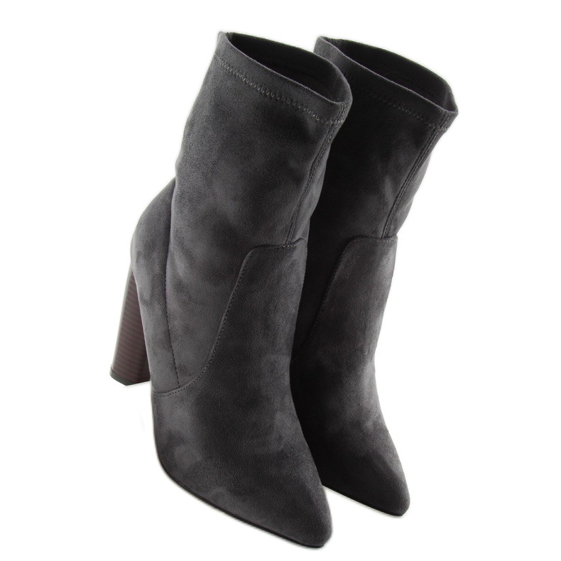 Botas en el poste gris SY23P gris 1 Botas en el poste gris SY23P gris 1