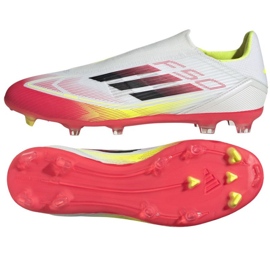 Adidas F50 League LL FG/MG IE1239 Zapatos de fútbol blanco 1