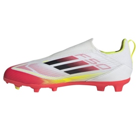 Adidas F50 League LL FG/MG IE3743 Zapatos de fútbol blanco 1