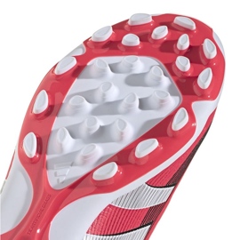 Adidas Predator League 2G/3G AG ID3837 Zapatos de fútbol rojo 3