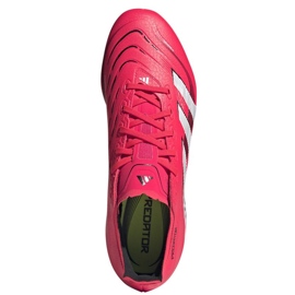ADIDAS Predator League FG/MG ID3745 Zapatos de fútbol rojo 3