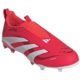 Adidas Predator League LL FG/MG ID3753 Zapatos de fútbol rojo 3