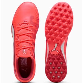 Puma King Match TT 108313-01 Zapatos de fútbol rojo 2