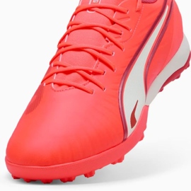 Puma King Match TT 108313-01 Zapatos de fútbol rojo 3