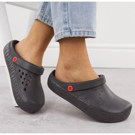 Chanclas de mujer grises Big Star II275013 5